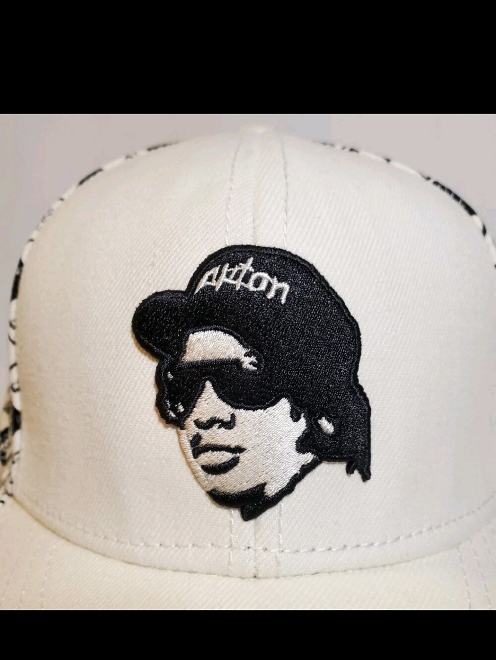 Vintage Eazy E Hat Fitted 7 3/8 Compton NWA Y2K Lazeeke Legend Cap - Picture 4 of 11